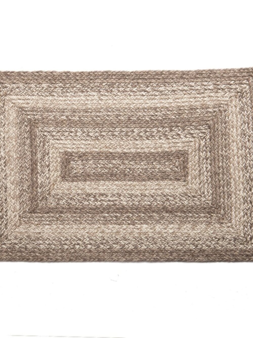 New Country braided jute Rug in neutral colors